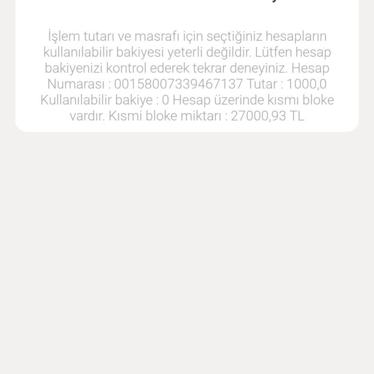 Borç Kapalı Olmasına Rağmen Hesabımdaki Bloke Kaldırılmıyor!
