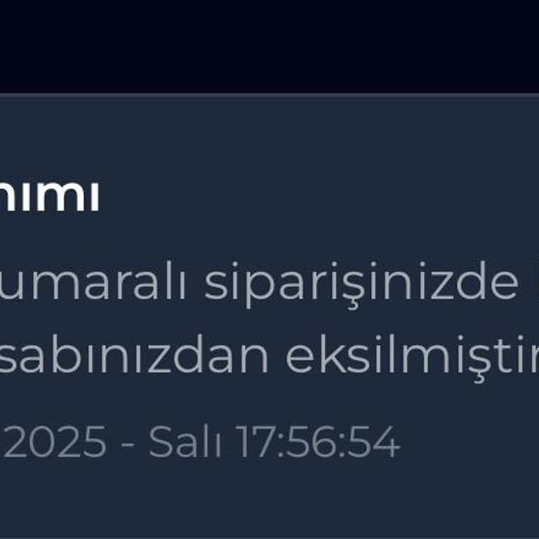 Ödeme Hatası Nedeniyle Ücret Kesildi, Ürün Teslim Edilmedi