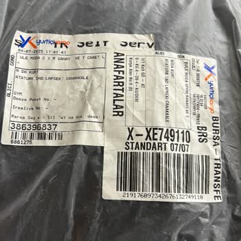 Abiye Siparişim Çöp Poşetinde Geldi İade Ve Değişim Yapılmıyor