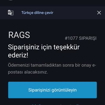 Eternalsofficialtr Siparişimi Göndermedi