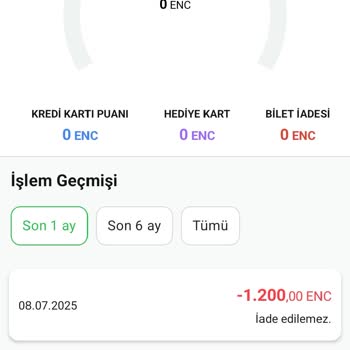 Enuygun'da Bilet İptali Ve Encoin İadesi Sürecinde Yaşanan Mağduriyet