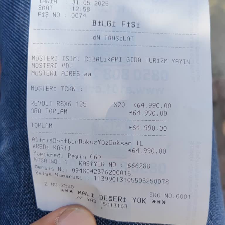 A101'den Aldığım Motor Teslim Edilmedi, Param İade Edilmiyor