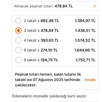 Kartsız Taksitte Ek Ücret Talebiyle Hayal Kırıklığı