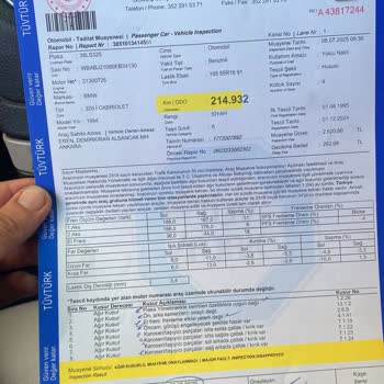 Kırmızı Emniyet Kemeri Yüzünden Muayeneden Kaldım