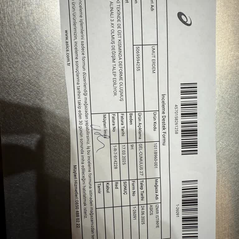 3 Ayda Haftada Bir Kullanımda Ayakkabıda Yırtık: İnceleme Talebim Red Edildi