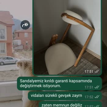 Vivense Sandalye Kısa Sürede Kırıldı Müşteri Hizmetleri Çözüm Sunmuyor