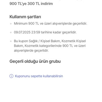 Kuponum Sepetimde Aktif Görünüyor, İndirim Uygulanmıyor!