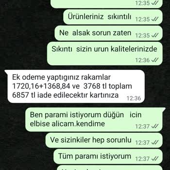 Üretim Hatalı Elbiseler Ve Onaysız İşlemle Mağduriyet