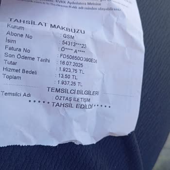 Vodafone Bayisinde Hizmet Bedeli Adı Altında Fazla Ücret Alındı, İade İstiyorum