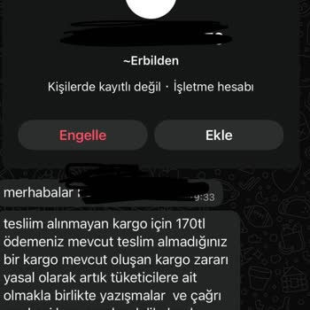Kargo Şubesi Adres Sorunu Ve Yetersiz Destek