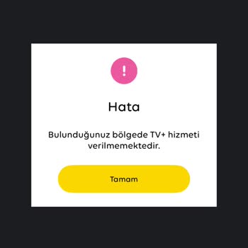 Bölge Hatası Nedeniyle TV+ Erişim Sorunu Ve Destek Eksikliği