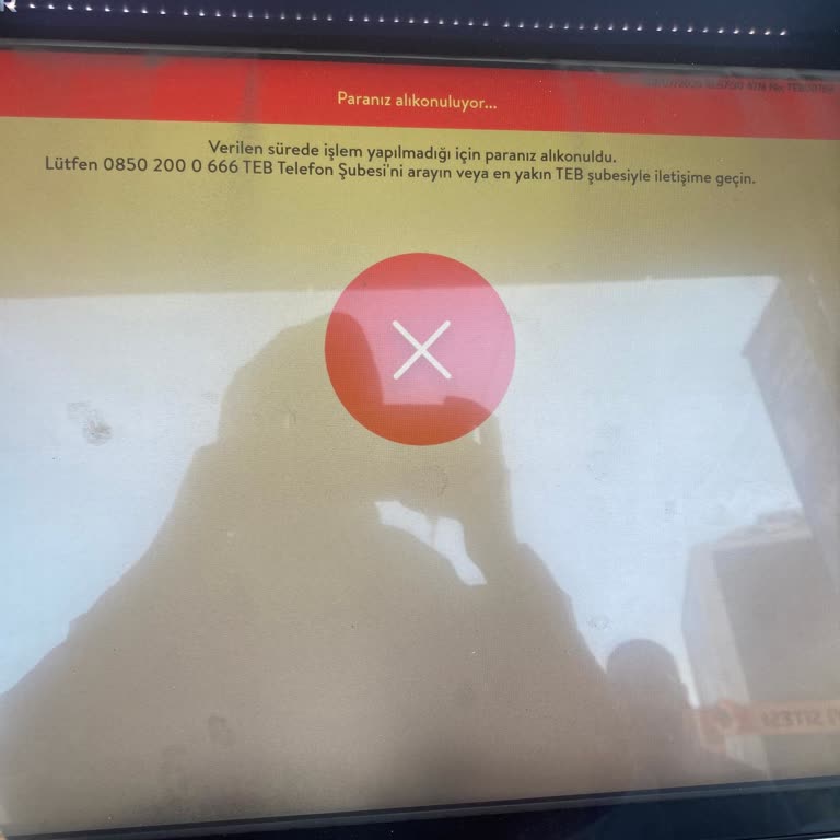 ATM Yatırılan Parama El Koydu, Acil İade Bekliyorum