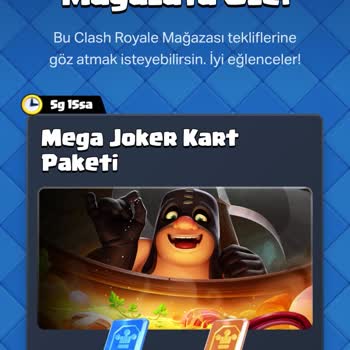 Clash Royale'de Yeni Karakter Teklifi Bana Sunulmuyor