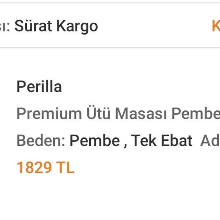 Ev Marketi Mağazasından Alınan Ütü Masası Teslim Edilmedi, Para İadesi De Yapılmadı