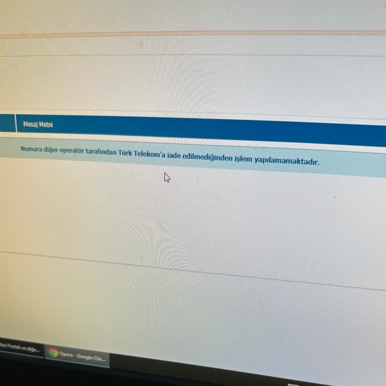 Numaramın Türk Telekom'a İadesi Gecikti, Mağduriyet Yaşıyorum