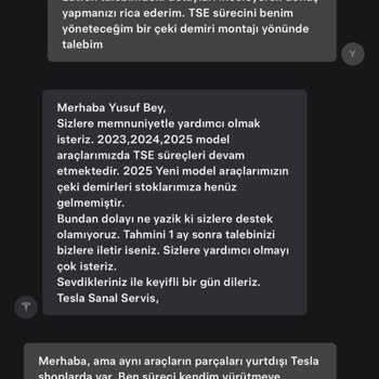 Tesla Servisinde Çeki Demiri Montajı Mağduriyeti Bir Yıldır Çözülemedi