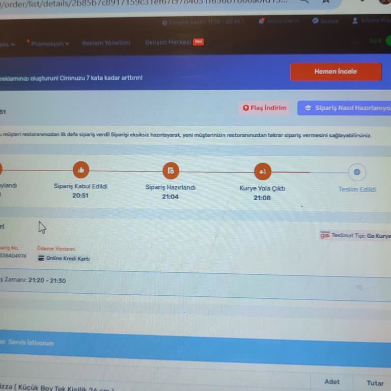 Trendyol Yemek Kurye Siparişimi Teslim Almadan Teslim Edilmiş Gibi Gösterdi!