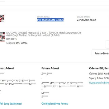 Daflong Aldığım Matkap Arızalı Çıktı, İade Sürecinde Sorun Yaşıyorum