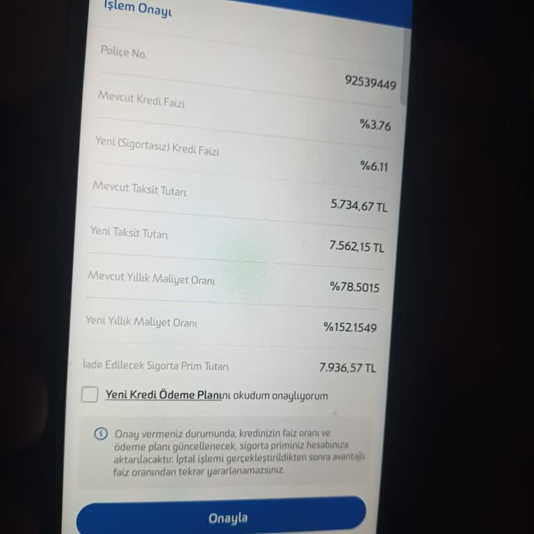 Kredi Sigortası İptali Ve Yüksek Faiz Nedeniyle Cayma Hakkı Engelleniyor