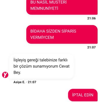 Siparişin Gecikmesi Ve Müşteri Temsilcisine Ulaşamama Mağduriyeti