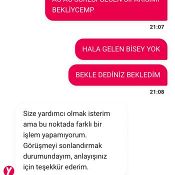 Siparişin Gecikmesi Ve Müşteri Temsilcisine Ulaşamama Mağduriyeti