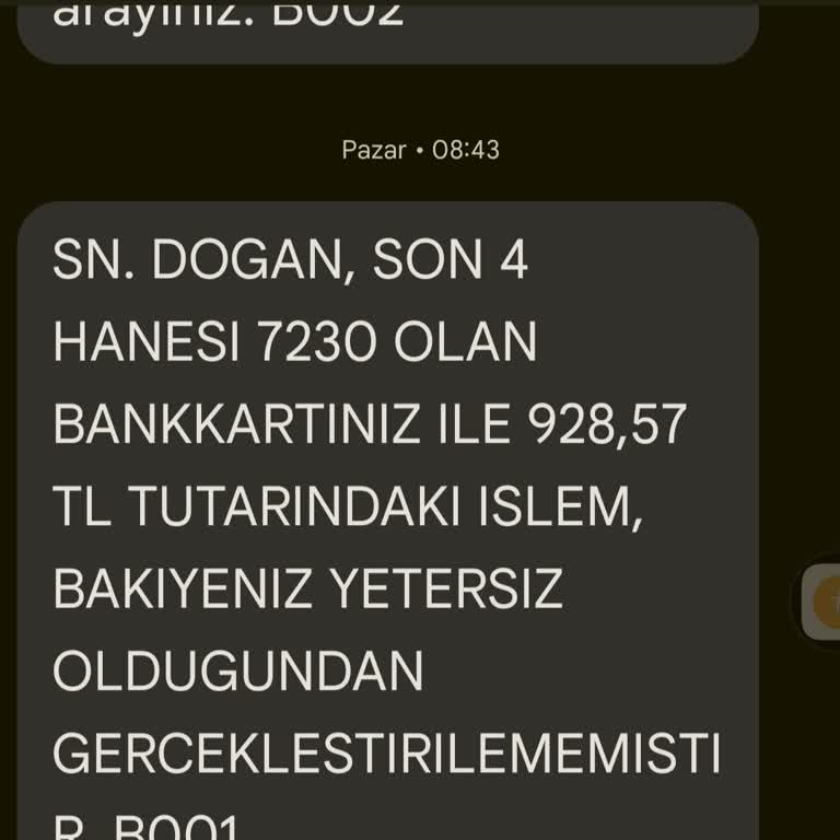 Hesabımdan İzinsiz 934 TL Çekildi Mağduriyet Yaşıyorum