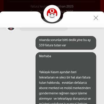Her Ay Tekrarlayan Fatura Ve Çözüm Sunmayan Müşteri Hizmetleri Mağduriyeti