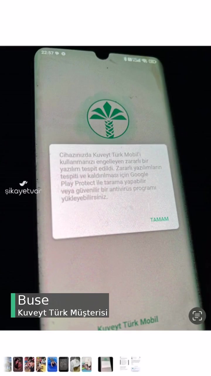 Kuveyt Türk Mobil Uygulamaya Zararlı Yazılım Engeliyle Giriş Yapamıyorum! videonun kapak resmi