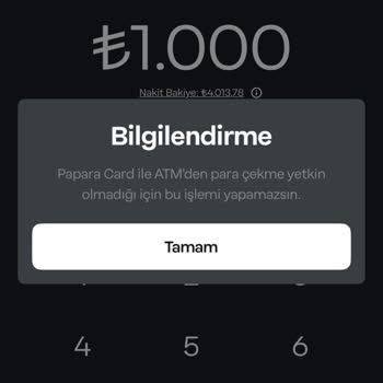 Papara Hesabımdaki Parama Erişim Sağlayamıyorum