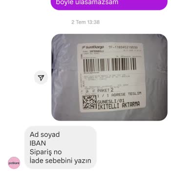 Siparişimde Yaşadığım Sorunlara İletişimsizlik Ve Yanlış Ürün Şoku