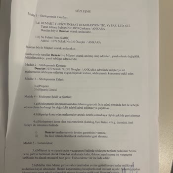 Vanucci Bayisi Ve Fabrika Arasında Kaldım, Paramı Geri Alamıyorum