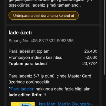 Amazon'dan Toplu Kitap İadesinde Gecikmeli Ve Parça Parça İade Süreci