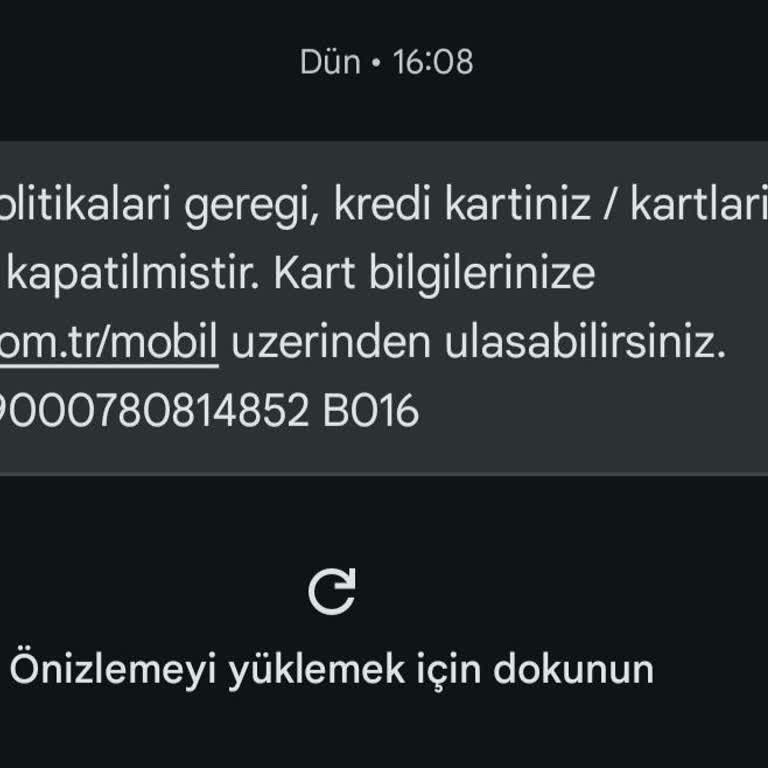 Sebepsiz Kredi Kartı İptali Ve Yetersiz Bilgilendirme