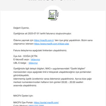 Onayım Olmadan Üyelik Yenilemesi Ve İptal Talebim