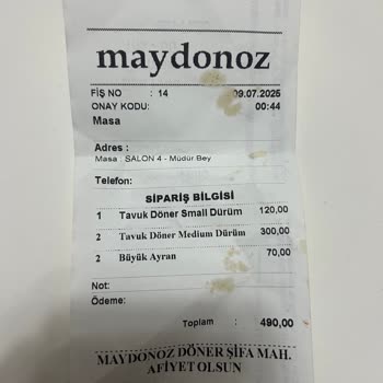 Dürümde Eksik Malzeme Ve İlgisiz Personel Deneyimi