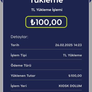 BursaKart'a Yüklenen Bakiye Kartta Görünmüyor