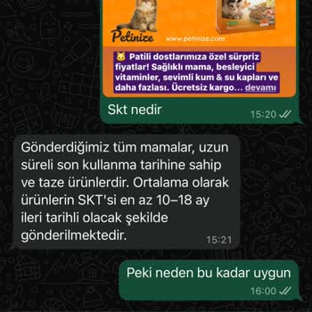 Sipariş Verdiğim Mama Gönderilmedi, Mağdur Edildim