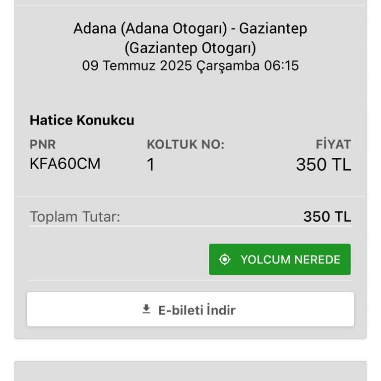 Otobüs Seferinin Gelmemesi Ve Kötü Müşteri Deneyimi