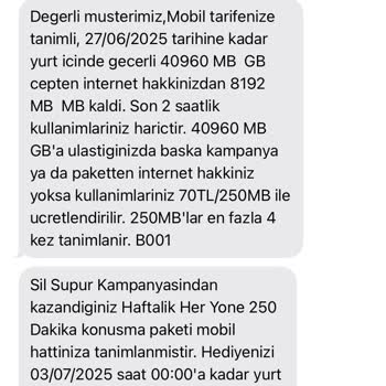 Türk Telekom Sil Süpür Kampanyasında Tekrarlayan Hediye Sorunu