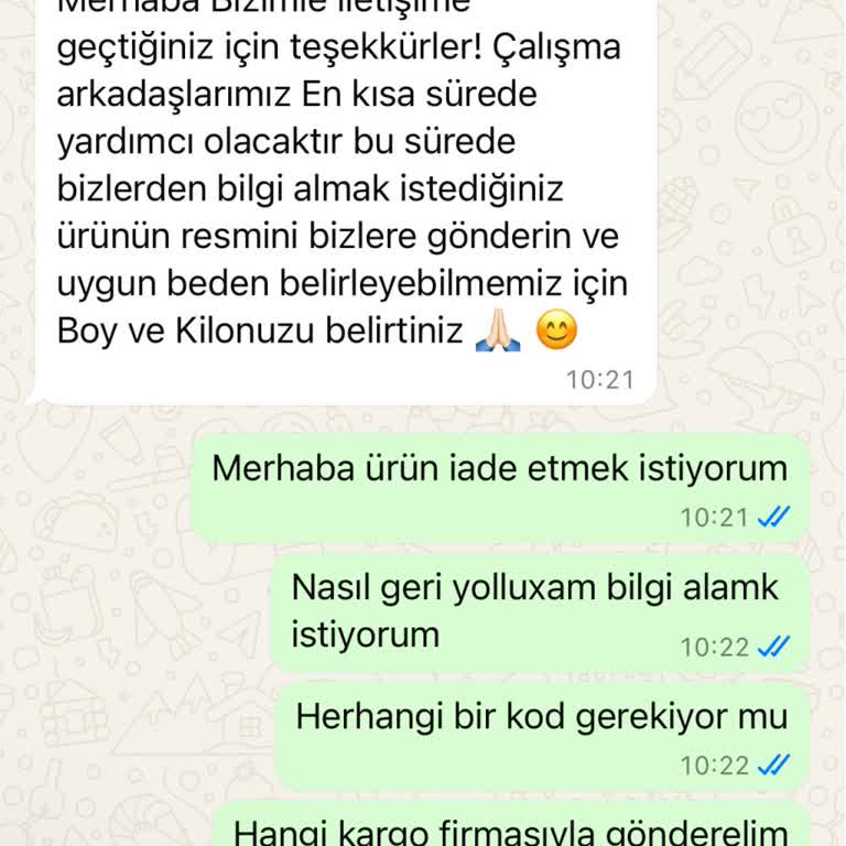 İade Sürecinde İlgisizlik Ve Cevapsızlık Yaşıyorum
