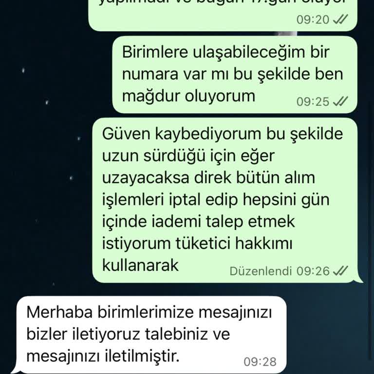 Fuzem Eğitim İadem Yapılmadı Beklemekten Yoruldum