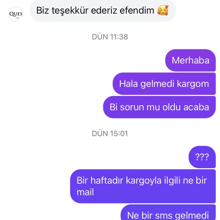 Sipariş Sonrası İletişim Eksikliği Mağduriyet Yarattı