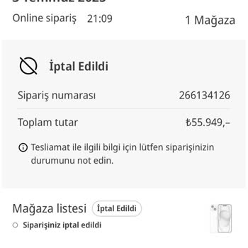 Onaysız Sipariş İptali Ve Kara Listeye Alınma Mağduriyeti