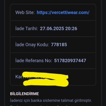 İade Tutarından Haksız Kesinti Ve Fatura Sorunu Yaşıyorum