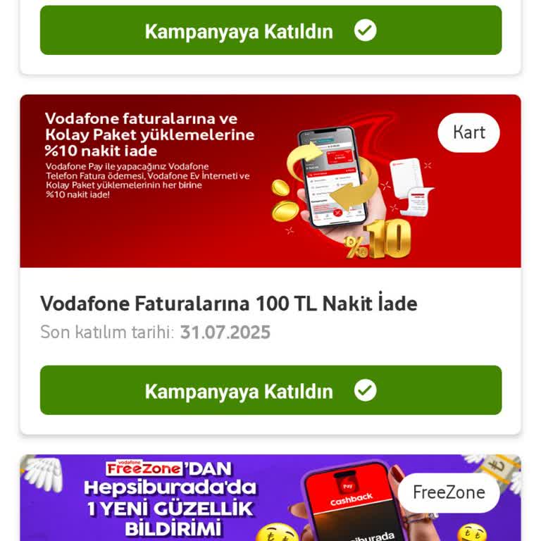 Numara Değişikliği Sonrası Kampanya Cashback Sorunu