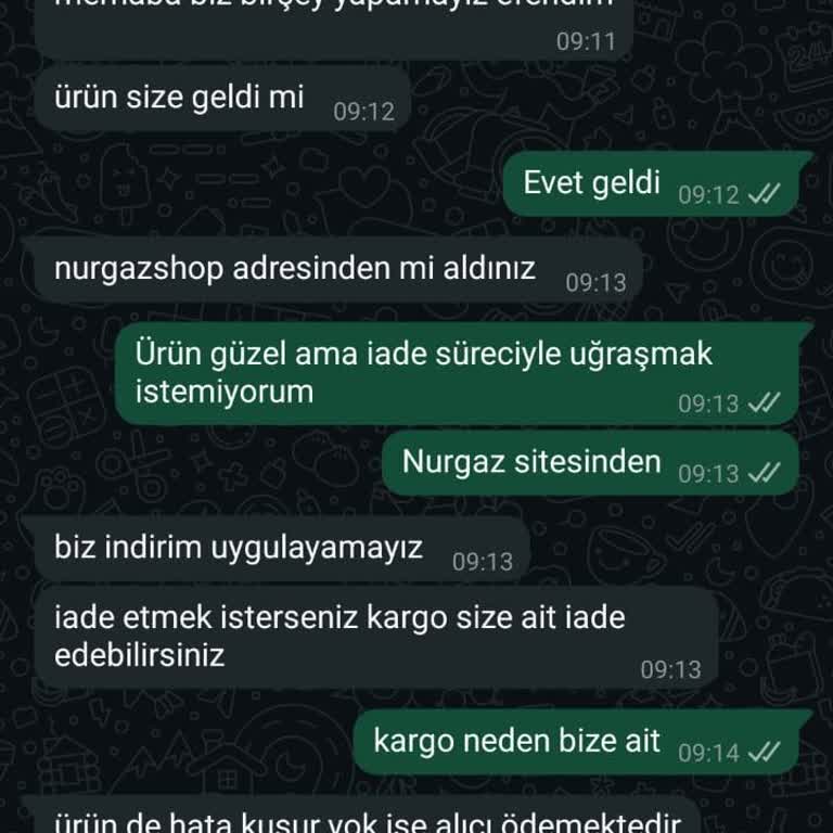 Nurgaz Satış Sitesinde Fiyat Farkı Mağduriyeti Ve Yetersiz Destek
