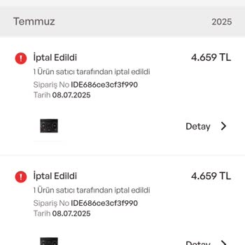 Kampanya Döneminde Aldığım Ürün İptal Edilip Fiyatı Artırıldı