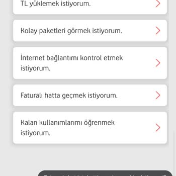 Vodafone Faturasız Hat Bilgilendirme Ve Paket Sorunu