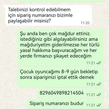 Siparişim 8 Gün Bekletilip Gerekçesiz Şekilde İptal Edildi