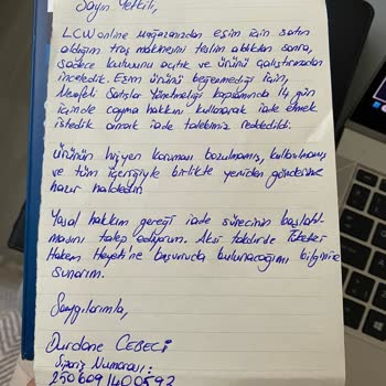 İade Edilmeyen Ürün Yüzüme Ve Cildime Zarar Verdi